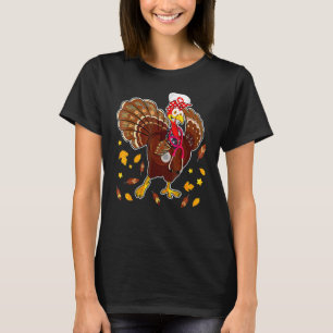 T-shirt Thanksgiving Scrub Top Nurse Turkey Day Women Turk