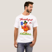 T-shirt Thanksgiving Turkey - Thankful Pickleball (Devant entier)
