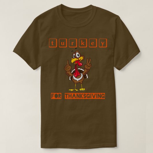 T-shirt Thanksgiving Turquie 5 (Design devant)