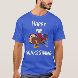 T-shirt Thanksgiving Turquie Chef 2