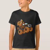 T-shirt Thanksgiving Turquie équitation Monster Truck Boys (Devant)