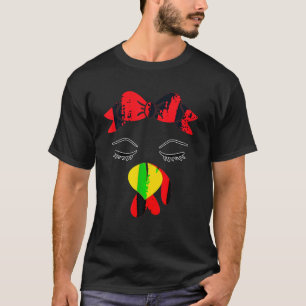 T-shirt Thanksgiving Turquie Face Empreintes de léopard lu