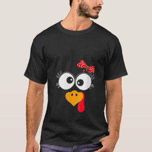 T-shirt Thanksgiving Turquie Face Empreintes de léopard lu