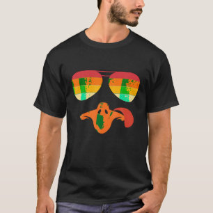 T-shirt Thanksgiving Turquie Face Empreintes de léopard lu