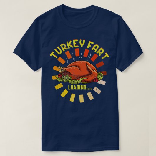 T-shirt Thanksgiving Turquie Fart Thanksgiving (Design devant)