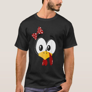 T-shirt Thanksgiving Turquie Visage Correspondant Costume