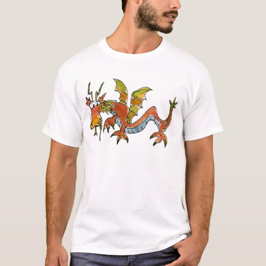 T-shirt Thare Be Dragons (Devant)