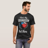 T-shirt That'S My Grandson Out There Bowling Grandma Mothe (Devant entier)
