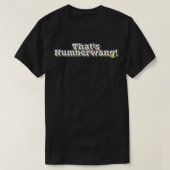 T-shirt Thats Numberwang (Design devant)