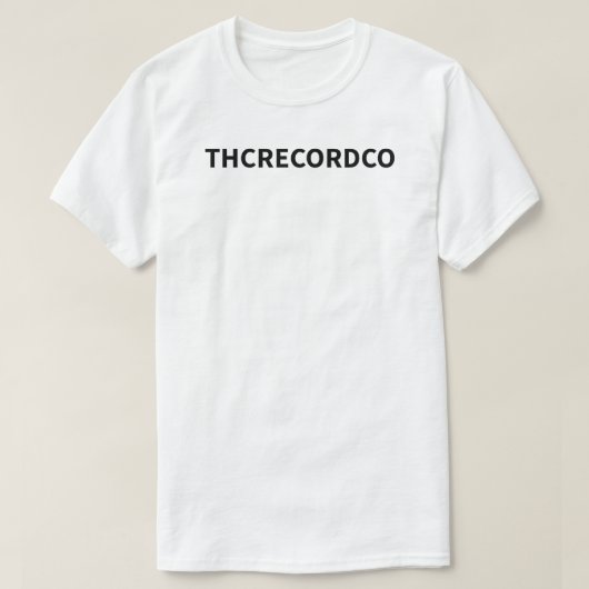 T-SHIRT THCRECORDCO (Design devant)