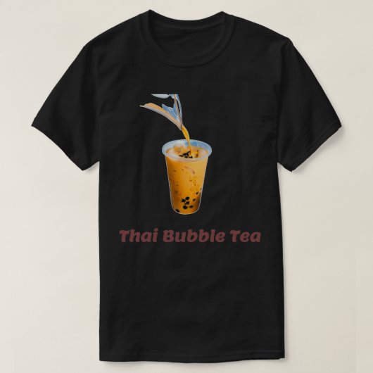 T-shirt Thé à bulle thaï 3 (Design devant)