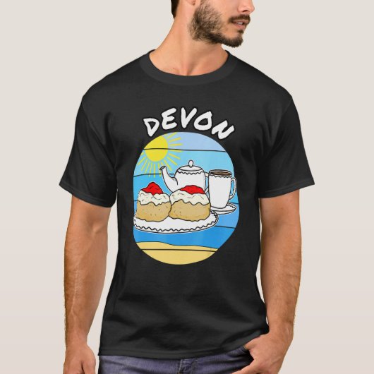 T-shirt Thé à la crème Devon (Devant)