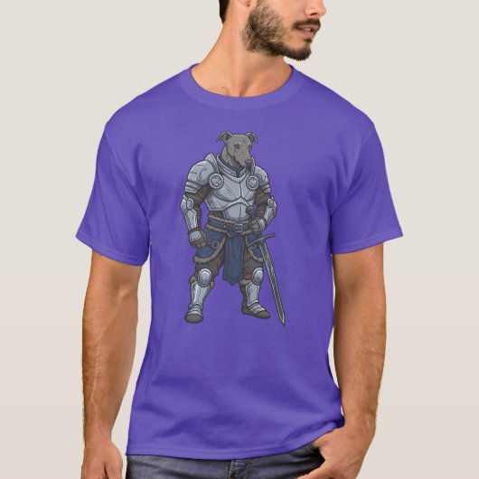 T-shirt The adventure of the Greyhound gladiator dog (Devant)