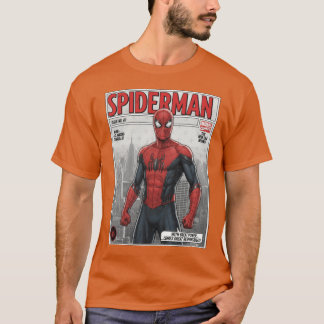 T-shirt The Amazing SpiderMan Comic Bookribute Design fami