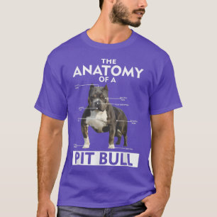 T-shirt The Anatomy of A Pitbull Dog Lover, Funny Dog Owne