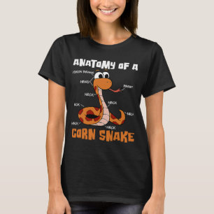 T-shirt The Anatomy Of Animal Corn Snake Anatomy Animal