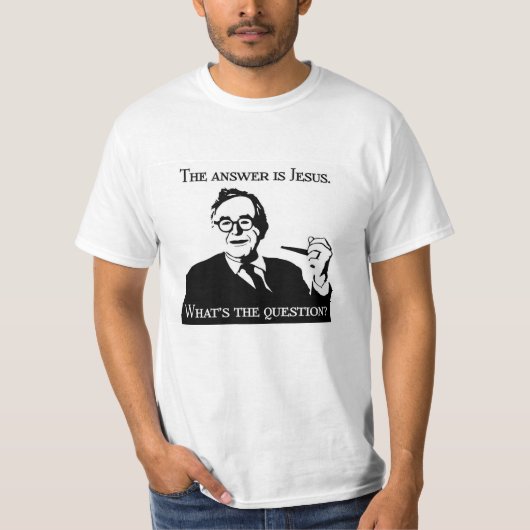 T-shirt The answer IS Jésus (Devant)