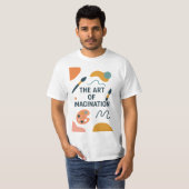 T-shirt The Art of Imagination – Modern Abstract Artistic (Devant entier)