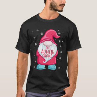T-shirt The Aunt Gnome  Gnome Elf Christmas Aunt Matching 