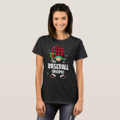 T-shirt The Baseball Gnome Buffalo Plaid Christmas Matchin (Devant entier)