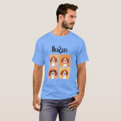 T-shirt the beagles funny (Devant entier)