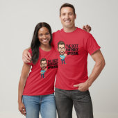 T-shirt The Best Birthday Upgrade Dad with Glasses (Unisexe)