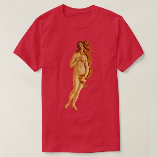 T-shirt The Birth of Venus Sandro Botticelli 8 (Design devant)