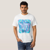 T-shirt Thé bleu Chai (Devant entier)