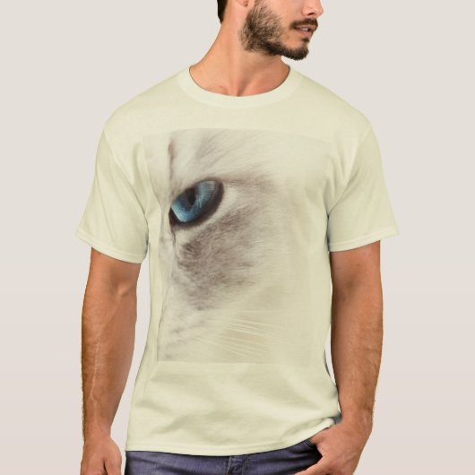 T-shirt The blue eye of the cat (Devant)