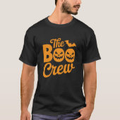 T-shirt The Boo Crew Jack-O'-Lantern & Bat Halloween (Devant)