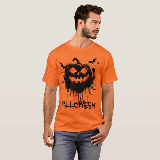 T-shirt The Boo Crew Orange Halloween Family Matching T-Sh (Devant entier)