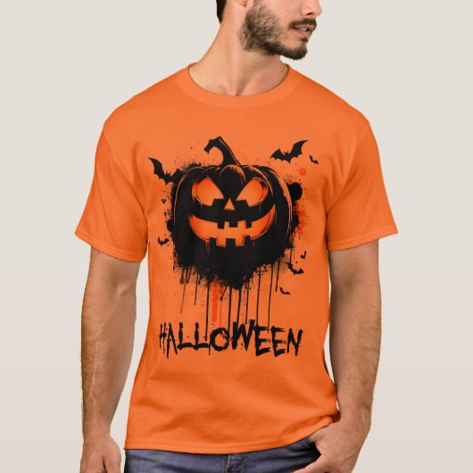 T-shirt The Boo Crew Orange Halloween Family Matching T-Sh (Devant)