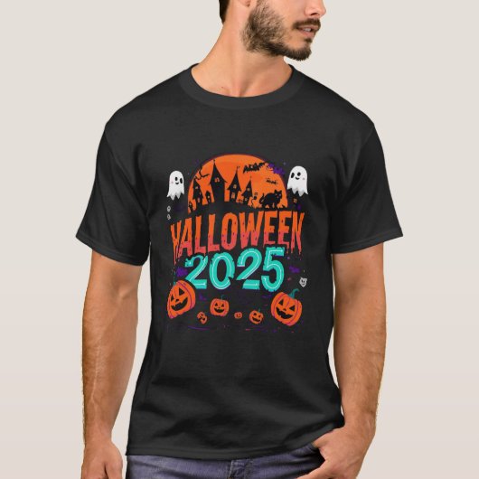 T-shirt The Boo Crew Orange Halloween Family Matching T-Sh (Devant)