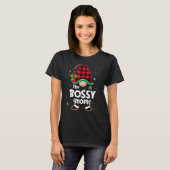 T-shirt The Bossy Gnome Buffalo Plaid Christmas Matching F (Devant entier)
