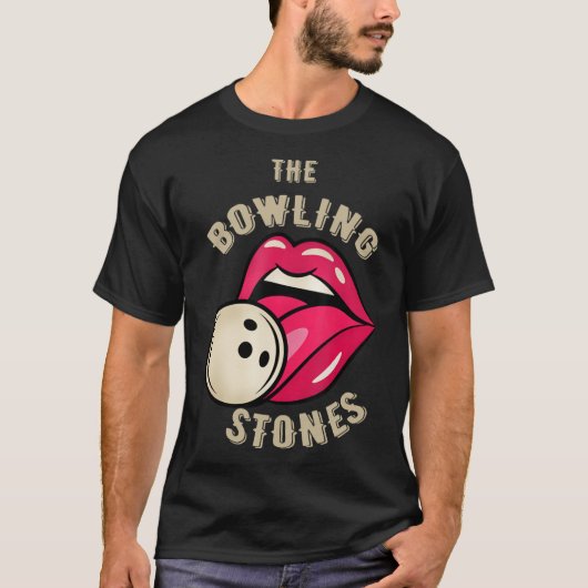 T-shirt The Bowling Stone Bowling (Devant)