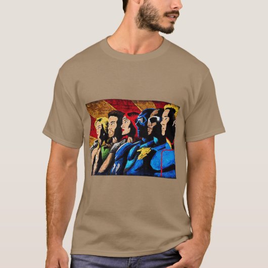 T-shirt the boys tv show hero funny (Devant)