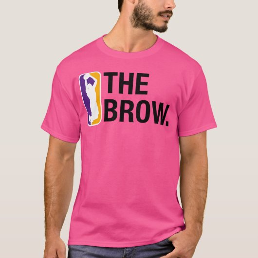 T-shirt The Brow - Anthony Davis - Basketball Los Angeles (Devant)