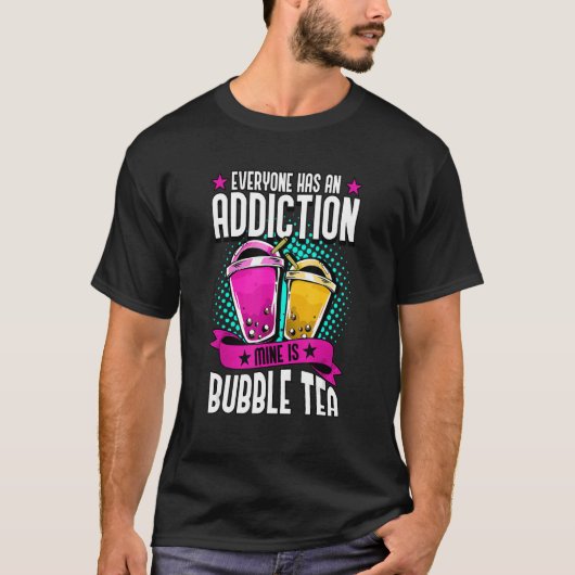 T-shirt Thé bulbe Boba Tea (Devant)