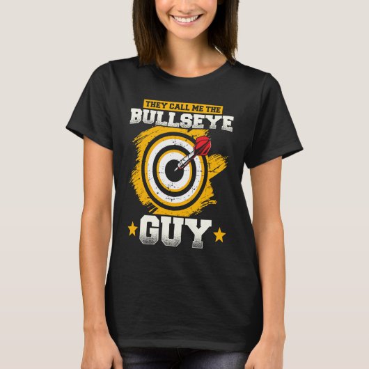 T-shirt The Call Me Darts Bullseye Guy (Devant)