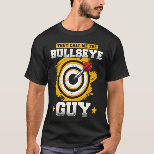 T-shirt The Call Me Darts Bullseye Guy (Devant)