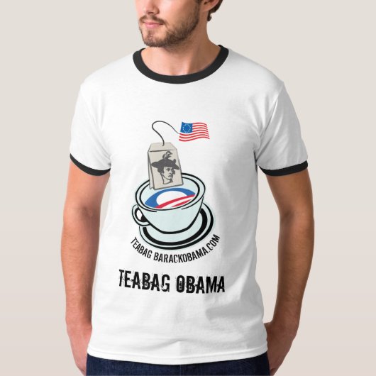 T-shirt Thé-Chemise d'OBAMA de SAC À THÉ (Devant)