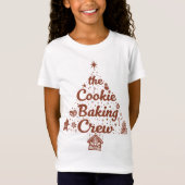 T-Shirt The Cookie Baking Crew Christmas Tree Design (Devant)