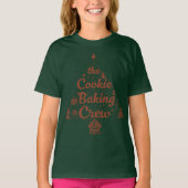 T-shirt The Cookie Baking Crew Christmas Tree Design (Devant)