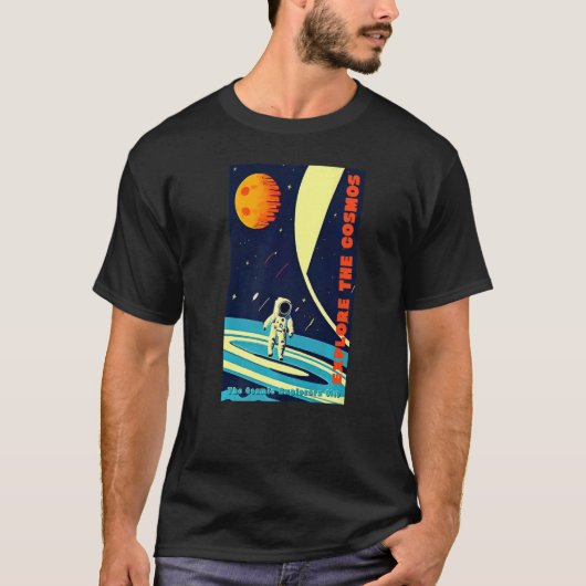 T-shirt The Cosmic Explorers Club Explore The Cosmos (#03) (Devant)