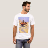 T-shirt The Cowboy (par Frederic Remington) (Devant entier)