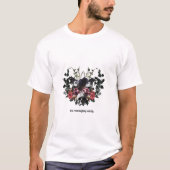T-shirt The Crow Laughing Awfully (Devant)