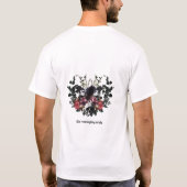 T-shirt The Crow Laughing Awfully (Dos)