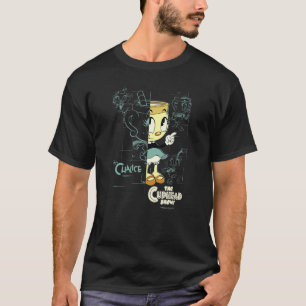 T-shirt The Cuphead Show Mme Chalice Demi Esquisse