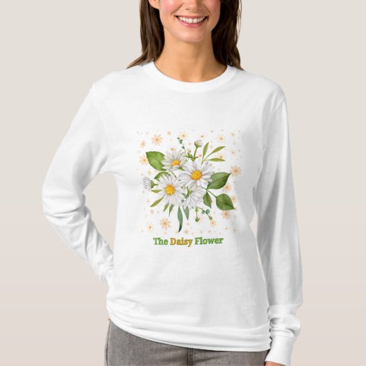 T-shirt The daisy flower (Devant)