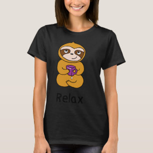 T-shirt Thé de boisson parfumé relaxant